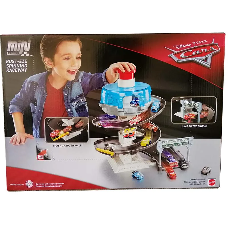 Disney Pixar Cars 2 3 Curve Launcher Lightning McQueen Mini Track Mini 10 Car Toy Children's Birthday Present FYN86 FLG72