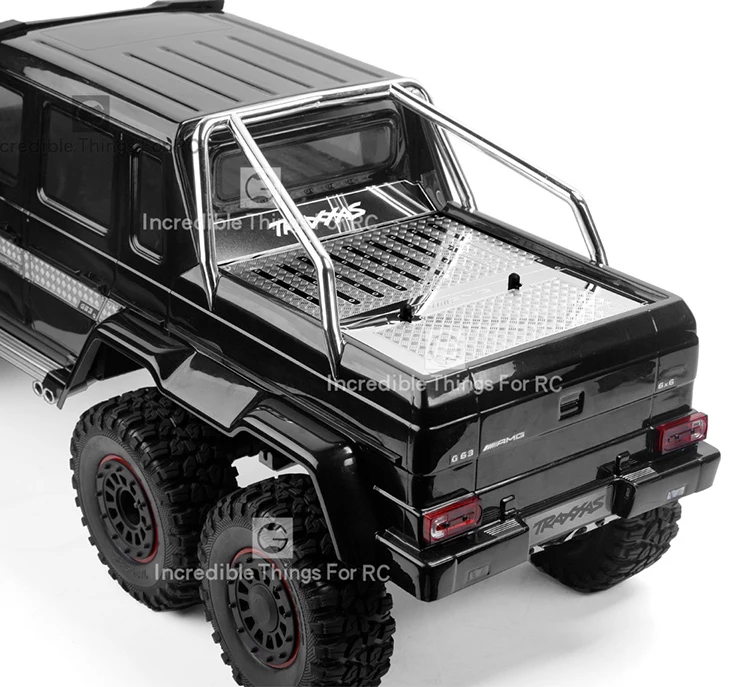 Металлический задний багажник противоскользящий для 1/10 RC Гусеничный автомобиль Traxxas TRX6 G63