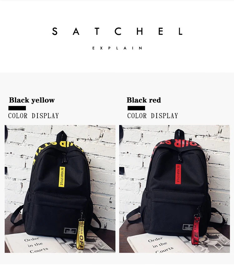 Школьный рюкзак mochilas escolares холщовый большой емкости для студентов средней школы дикий маленький необычный Рюкзак Школьная Сумка