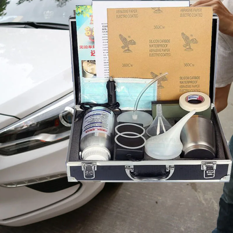 Синий налобный фонарь покрытий фар восстановление комплект автомобиля| |