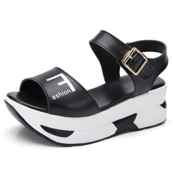

2020 New Fastion Summer Wedge Women Sandals Open Toe Gladiator Sandals Women Casual Women Platform Sandals Rome Women's Shoes