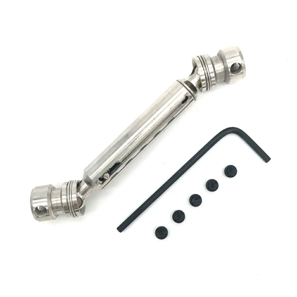Durable FYY-01/02/03/04/05 RC car parts metal rear drive shaft universal joint transmission axis for Wltoys 12428 12423