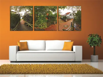 

Wall Art Canvas Paintings Manor Scenery Photography HD Printed High-end Quantity Waterproof Wall Photo Decoration