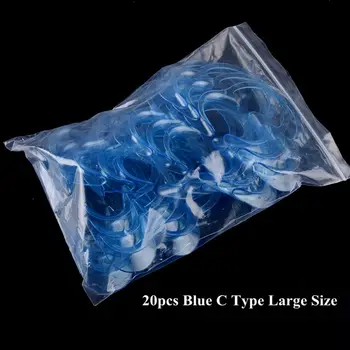 

20pcs C Type Large Blue Dental Teeth Whitening Cheek Retractor Mouth Opener