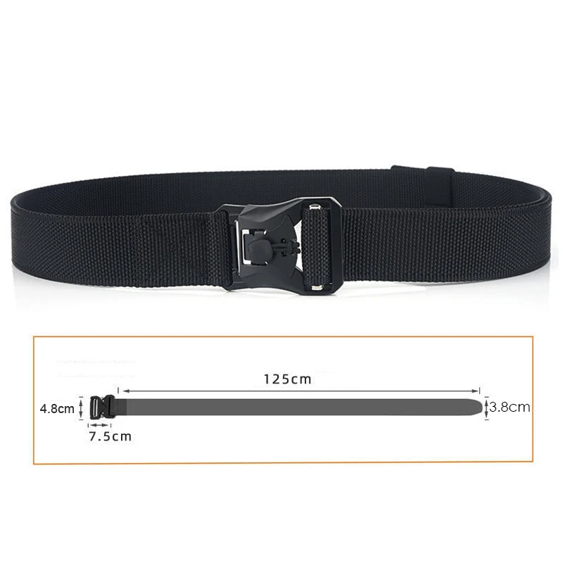 HSSEE tactical belt official authentic magnetic buckle quality polyamide sports belt quick release buckle sports accessories