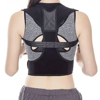 

Unisex Adjustable Breathable Posture Corrector Full Shoulder Back Support Belt Pain Relief Humpback Brace Underarm Pads Corset