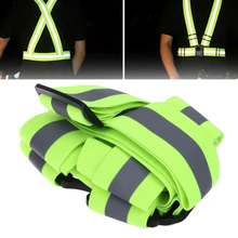 Высокая эластичность дорожного движения Ночной безопасности Бег Велоспорт безопасности светоотражающий жилет