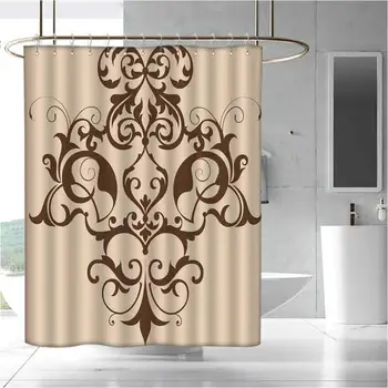 

Waterproof and Colorful Shower Curtain Polyester Shower Curtain Bath Shower