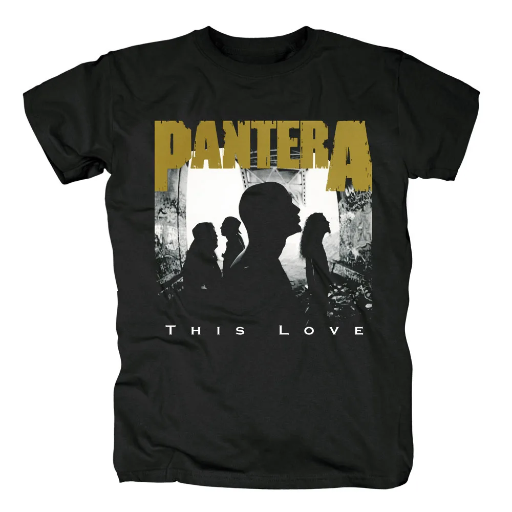 100% хлопок памятная жесткая металлическая лента Pantera хлопковая Футболка