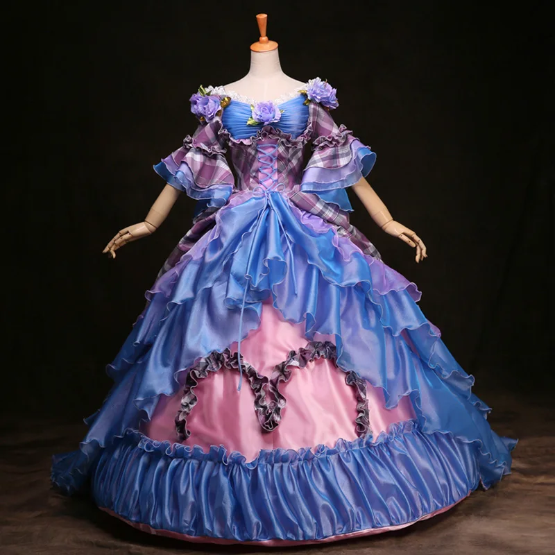 Christmas Masquerade Dress Carnivale CarriageGown Costumes Renaissance  Victorian | eBay