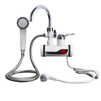 Tankless Water Heater With Shower Electric Instant Water Heater 220V Digital Display Electric Faucet,home appliance 1