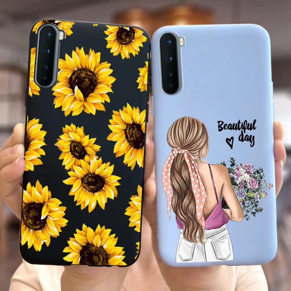 Sunflower Design Soft Silicone Shockproof Phone Case - Cute Protective Back Cover