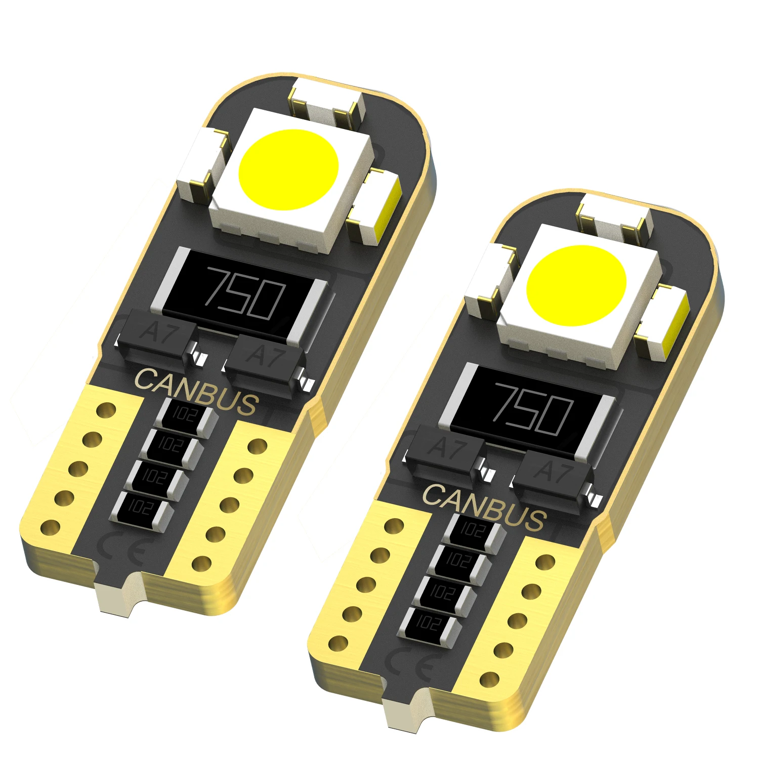 2x для Audi A6 C6 C5 A7 4F TT W5W светодиодный T10 Светодиодные лампы Canbus 3020 SMD автомобиля