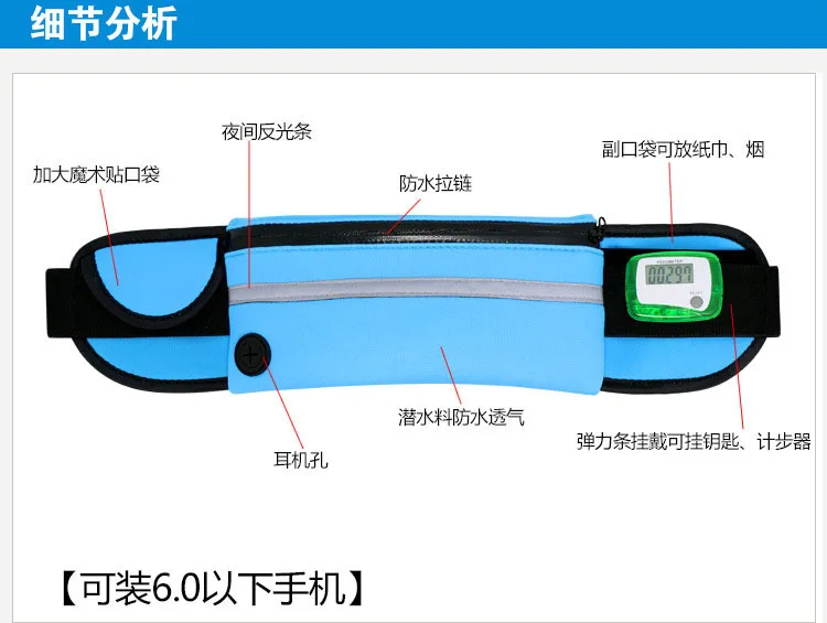 Поясные Сумки поясная сумка с талией Поясная Сумка Спортивная Сумка велосипедная телефонная сумка водонепроницаемый держатель женский ремень для бега