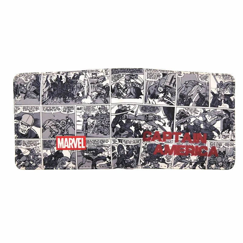Супер милые детские игрушки marvel кошельки Железный человек бумажник «Бэтмен» держатель покупки Мультфильм Тор пу бумажник - Цвет: 08