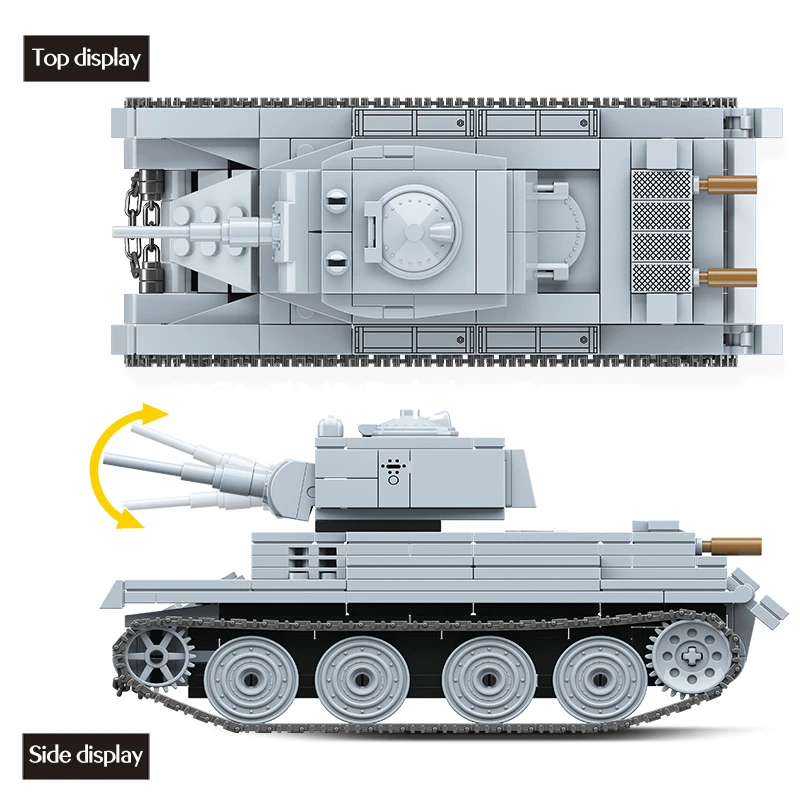 Конструктор Fit Lego 462 шт. Советский Союз стиль милитари бысветильник танк Второй