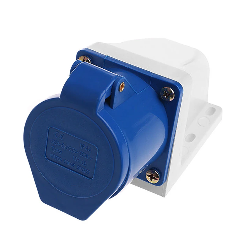 Top-32 Amp 3pin промышленная розетка 220в-250в всепогодный водонепроницаемый IP44 2P + E 32A |