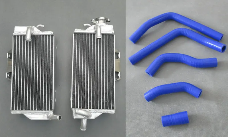 Для Honda CR125 CR125R CR 125R 05-07 06 2005 2006 2007 радиатор из алюминиевого сплава+ силиконовый шланг радиатора
