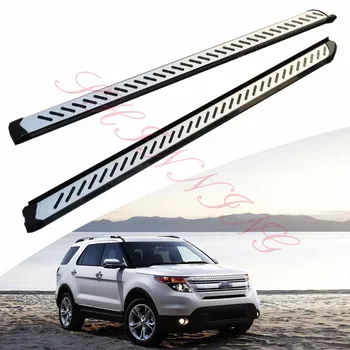 

KINGCHER Fit For Ford Explorer 2011-2020 Running Boards Side Step Nerf Bar Aluminium