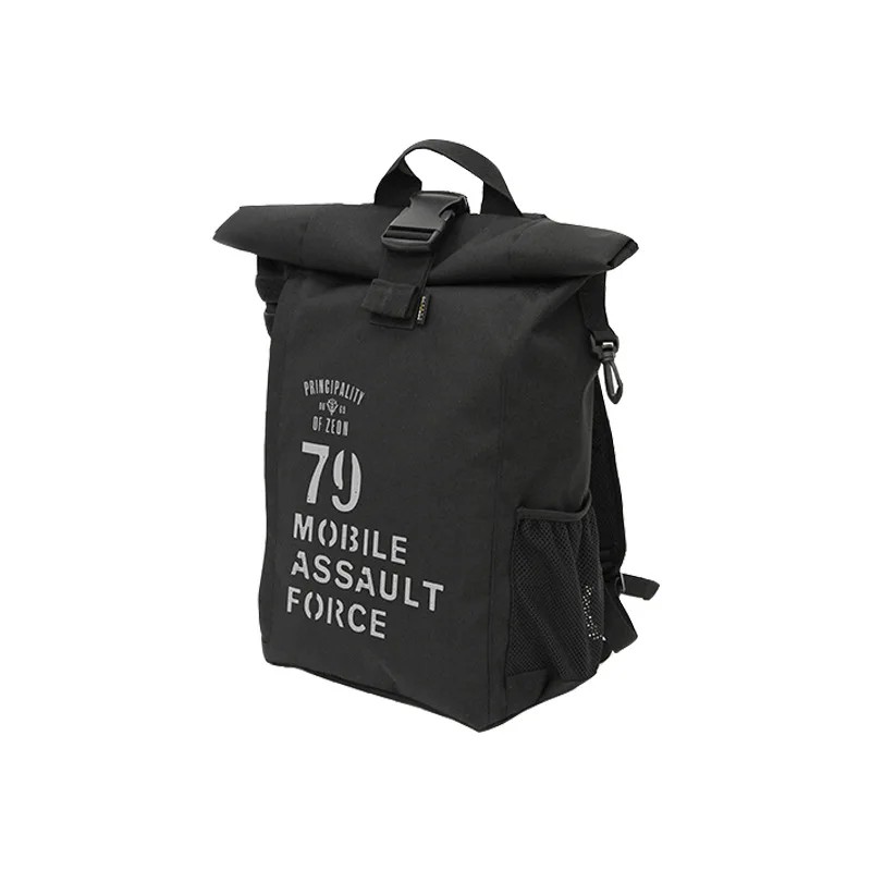 

Anime GUNDAM Principality Of Zeon 79 Mobile Assault Force Cosplay Canvas Backpack Students Shoulders Bag Schoolbags Laptop Bags