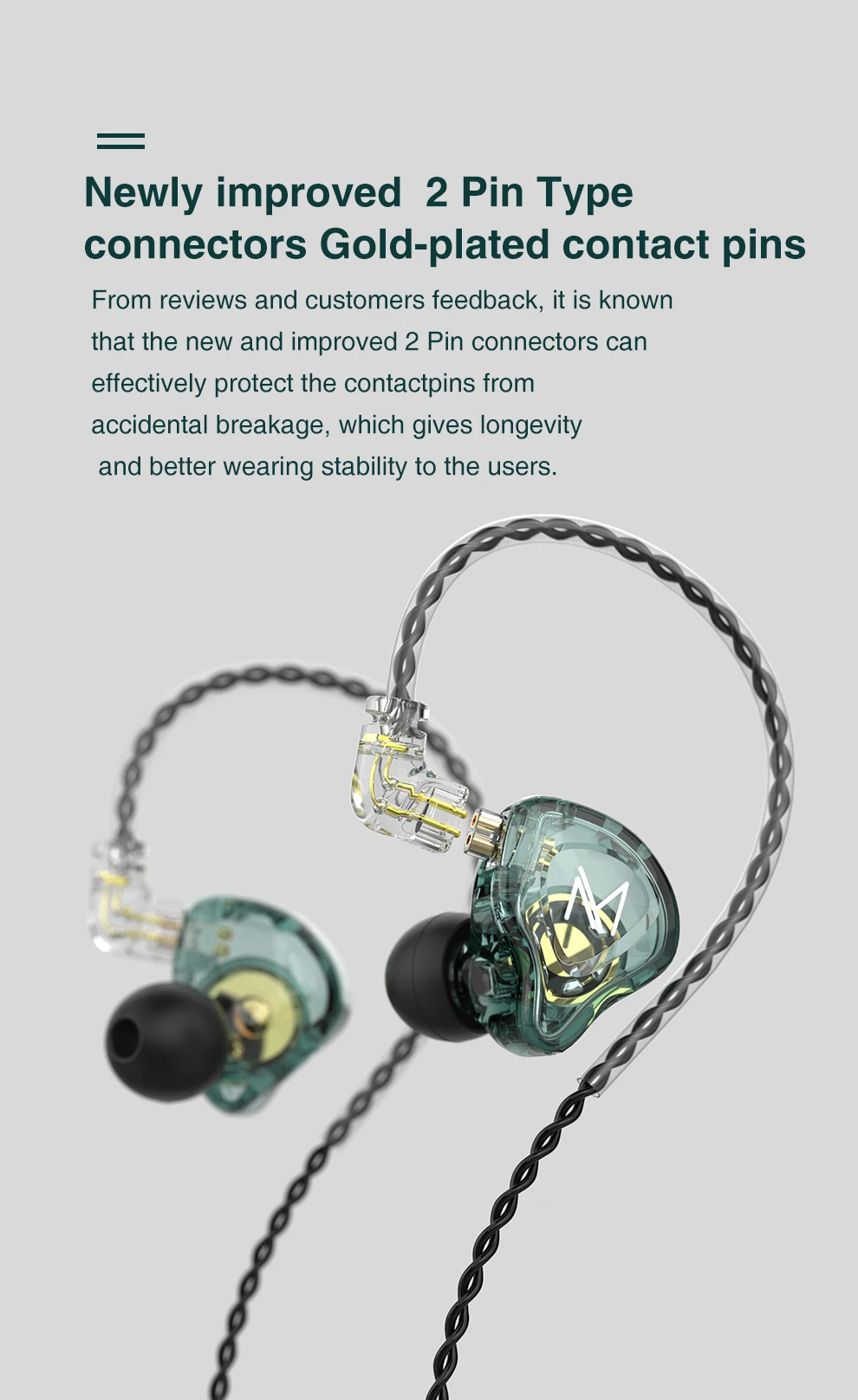 TRN MT1 Hi FI 1DD Dynamic In ear 