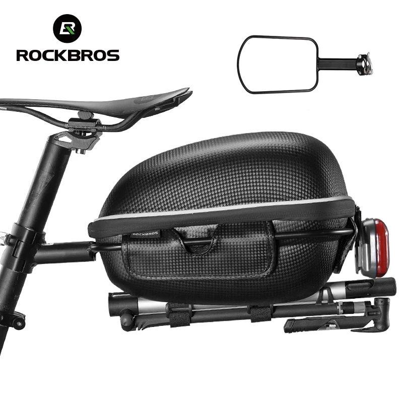 "ROCKBROS" Koffertasche mit integrierter Gepäckträgerhalterung-tragbarer wasserdicht für Reisen-Einkaufen-Transport mit Reflektor 1