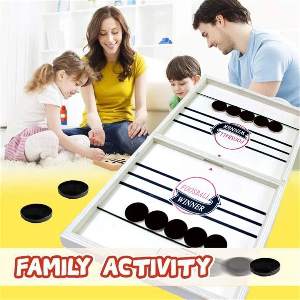 Board Game Fast Hockey Sling Puck Track Game Paced Sling Puck Winner Fun  Toys for Family Child Kids Indoor Party Table Game Toys|Party Games| -  AliExpress