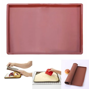 

Silicone Baking Pad Swiss Roll Baking Mold Multi-functional Cake Tray Pan Mat Painted Pad Pastry Tool