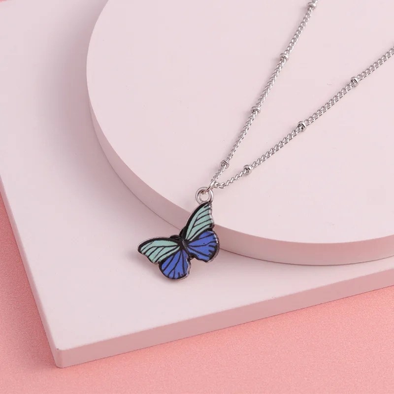 Female Chocker Jewelry necklace butterfly