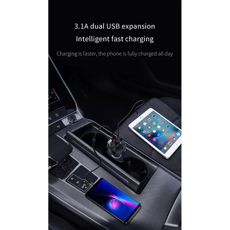 Двойной USB автомобильный телефон FM MP3-плеер Bluetooth 5,0 Hands-free Kit