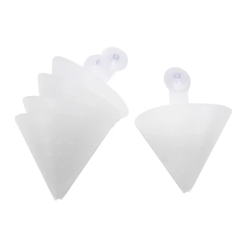 

5pcs Foldable Filter Kitchen Self-standing Drain Sink Leftovers Soup Juice Separated By Garbage Filter Simple Sink Anti-blocking