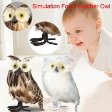 Праздничные искусственные пенные Перьевые Украшения в виде совы для украшения свадеб и сада#15