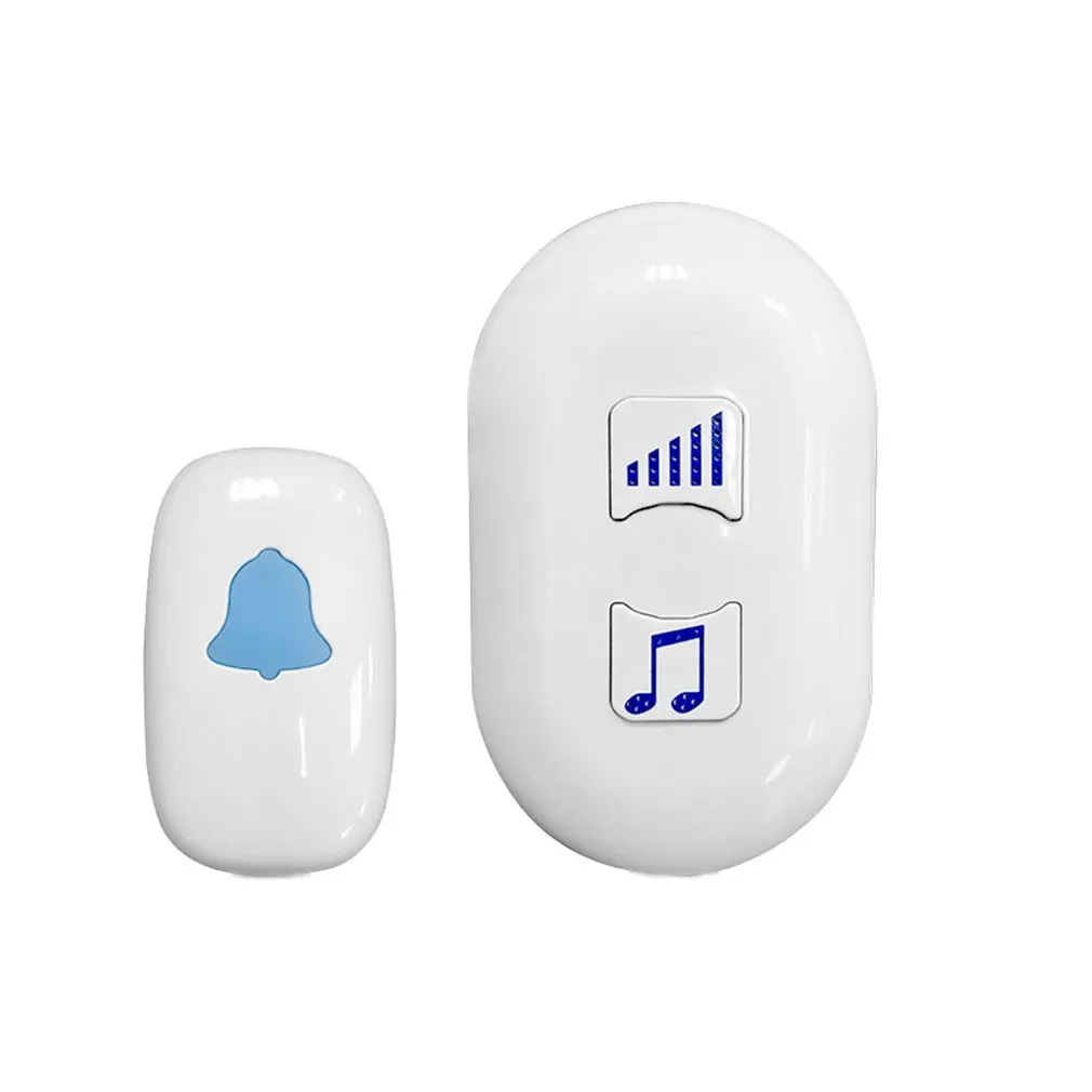 AC 110V Home Security Alarm 38 Music Tunes Wireless Doorbell Transmitter Receiver Home Door Bell Calling System AC 110V Home Security Alarm 38 Music Tunes Wireless Doorbell Transmitter Receiver Home Door Bell Calling System