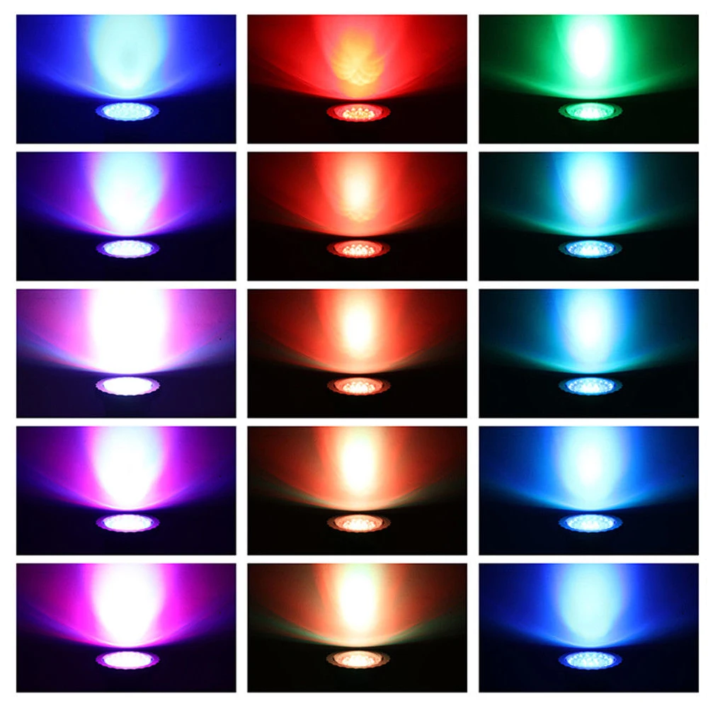 Цвет лампы rgb. Светодиодный прожектор rgb аквариум. аквариумным светильником 2 лампы + 2 пульта дистанционного управления. подсветка комплект 4 шт с пультом для фонтана. супер яркая 36 светодиодная светильниклампа для телефона.