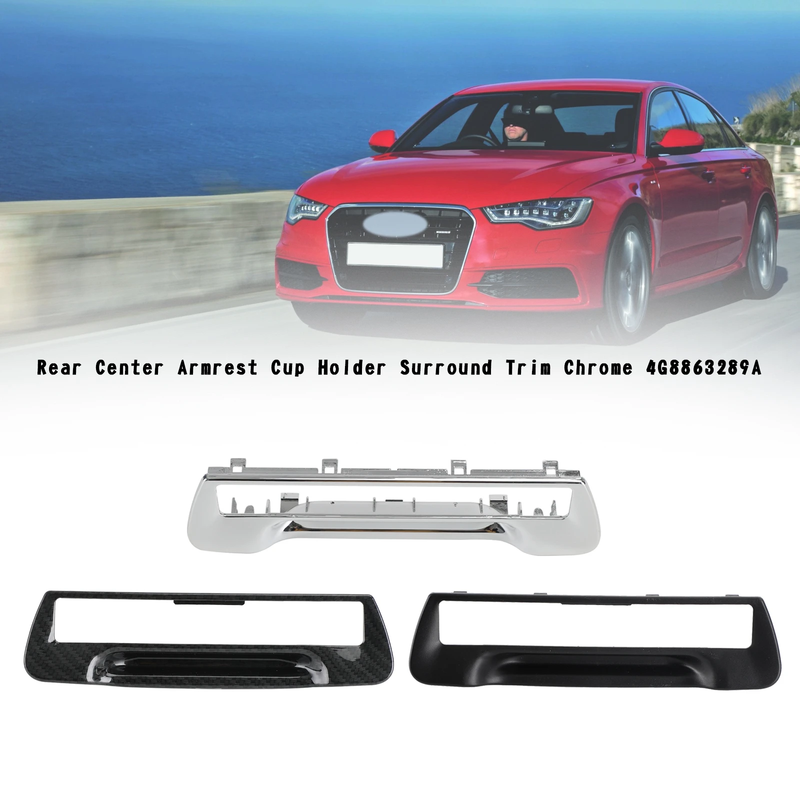 Audi A6 Rear Armrest Cup Holder atelieryuwa.ciao.jp