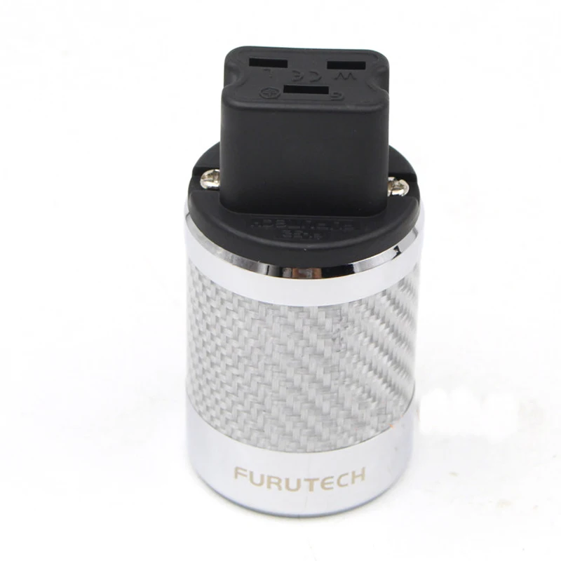 Hi-End углеродное волокно родиевое покрытие 20A IEC Женский Разъем питания AudioPhile HIFI - Цвет: 20A
