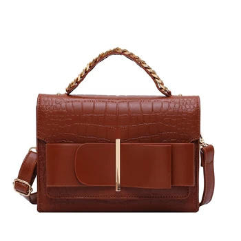 

Vintage Fashion Female Tote bag 2019 New High Quality Leather Women's Designer Handbag Crocodile pattern Shoulder Messenger Bag