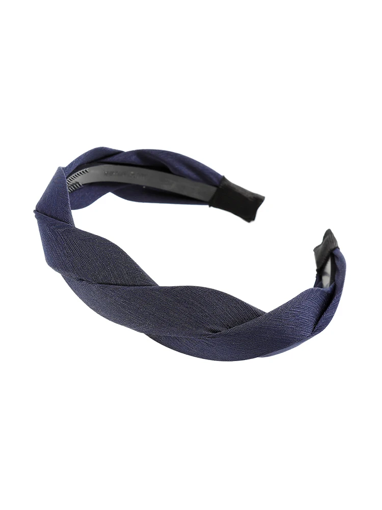 

AWAYTR Fashion Solid Color Headbands Women Serpentine Crossband Simple Hair Accessories Hoop