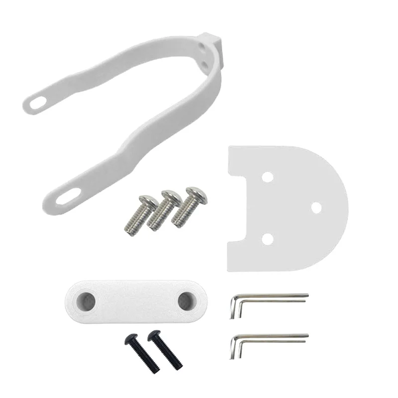 Scooter Foot Support Pad White Rear Fender Bracket For Xiaomi Mijia M365