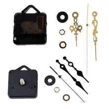 Кварцевый часовой механизм DIY запасные части золото и часовой механизм с черным часовым минутным секундом ручные "сделай сам" инструменты Ki