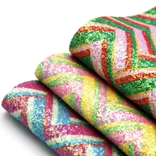 20*34 см Полоса Лоскутная блестящая искусственная кожа для DIY волос лук сумки телефон чехол для домашних мероприятий, 1Yc7950