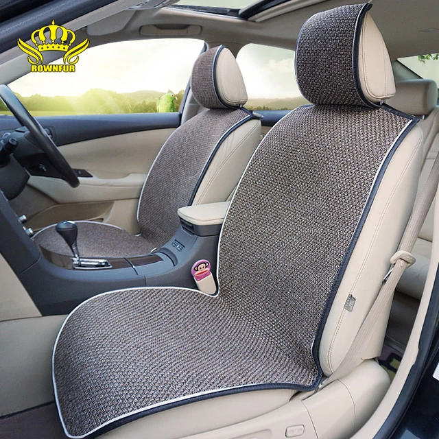 Flax Automobiles Seat Covers Fit Car Front Seat Universal Car Seat Covers  Four Seasons Seats Accessories Protector Cushion Cover - Automobiles Seat  Covers - AliExpress