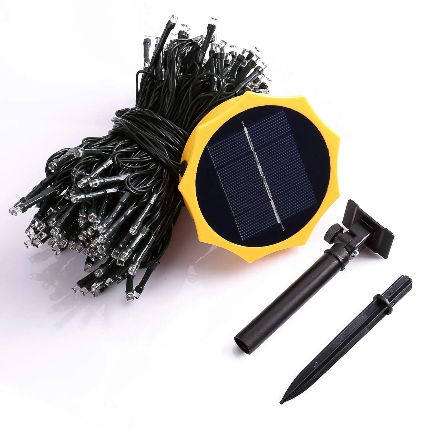 

Wei ke te Solar 22 M 200 Holiday Sunflower Modeling Outdoor Floor Outlet Petal Lighting Chain