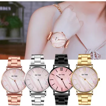 

Fashion Women Watches Retro Design Webbing Belt Band Analog Alloy Quartz Wrist Watch Ladies Watch Female Clock zegarek damski