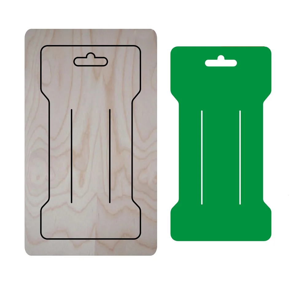 Bow clip holder card die cut, Hair Clip die cut hair bow die cut, hair die cut used in machine fustelle legno muore