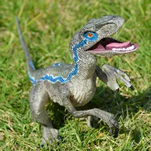 Jurassic World – Raptor bleu, dinosaure Velociraptor, jouet modèle cadeau d'anniversaire pour enfants