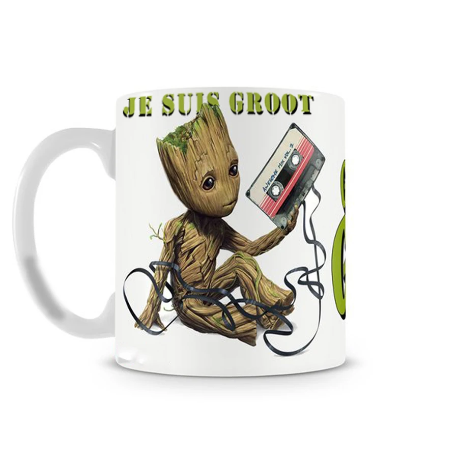 French Новинка, кружка для детского грута, I Am Groot, получите ваш Грут на кружке, 11 унций, керамическая офисная кофейная кружка, подарок, чашка для молока, Прямая поставка - Цвет: French