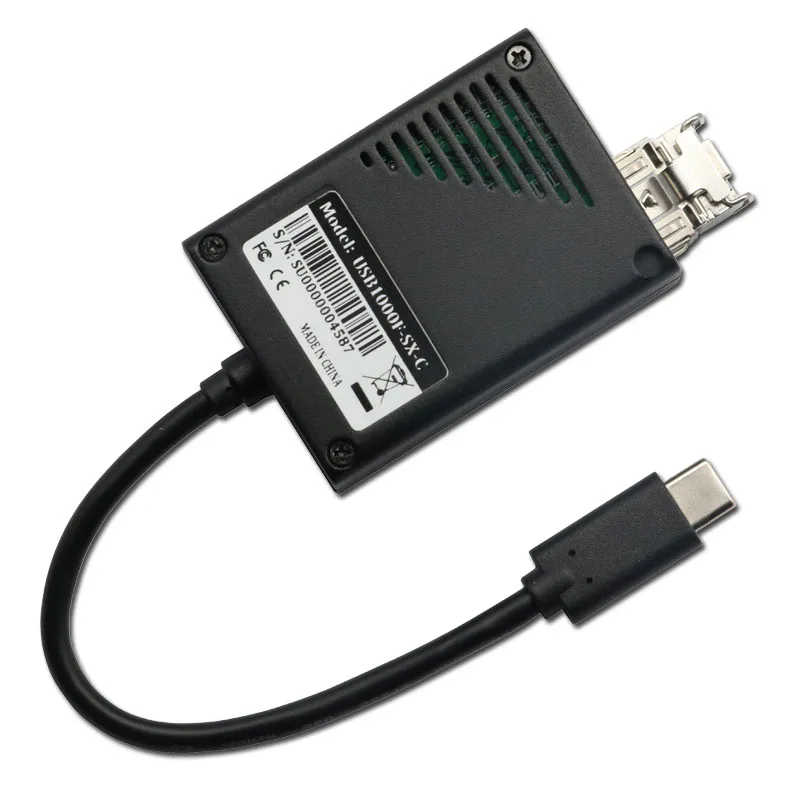 Winyao USB1000F-SX-C USB3.1 тип-c к SFP 1000 м Gigabit Fiber NIC Ethernet Сетевая карта для ПК ноутбука rtl8153 медиаконвертер