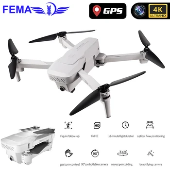 

FEMA GPS Drone with 5G Wifi Wide Angle FPV 4K HD Dual Camera Optical Flow RC Drone Quadcopter Follow Me Mini Dron VS E520S SG907