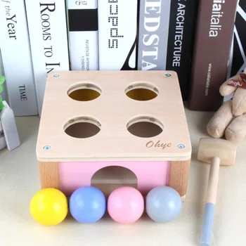 

Knocks Table Infant Educational Baby Toys Sound Knocks Ping-Pong Table Wooden Toys Learning Educational Toy High Quality